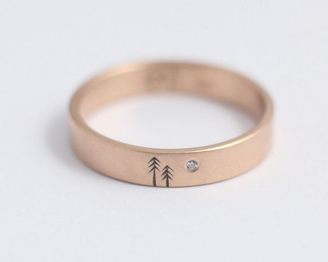 Rings Ideas : Minimalist wedding ring/wedding band/I would just .