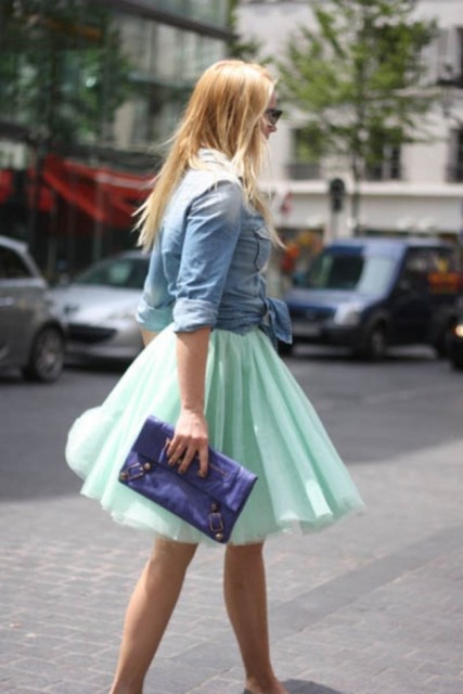 21 Cool Outfits With Mint Skirts - Styleohol