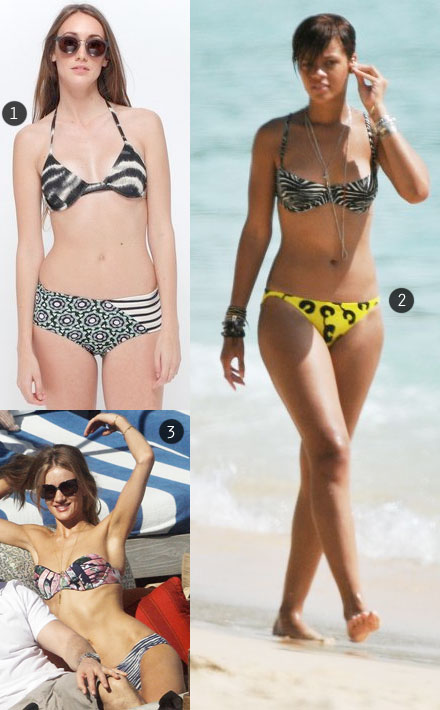 Would You Wear: Mismatched Bikinis? Plus, Five Perfectly .
