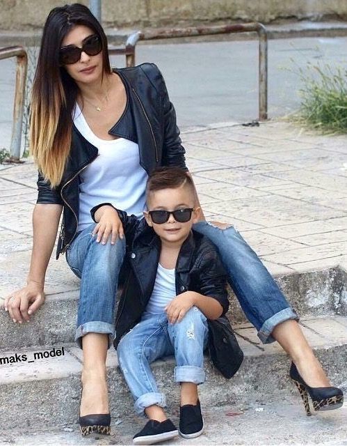 Tech outfit Mommy & Me | Mom and son outfits, Mommy son outfits .