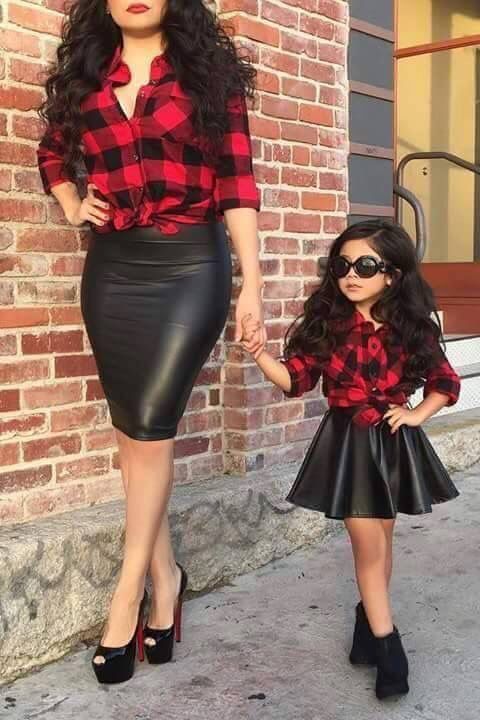 Mother & Daughters matching outfits #Momdaughteroutfits .