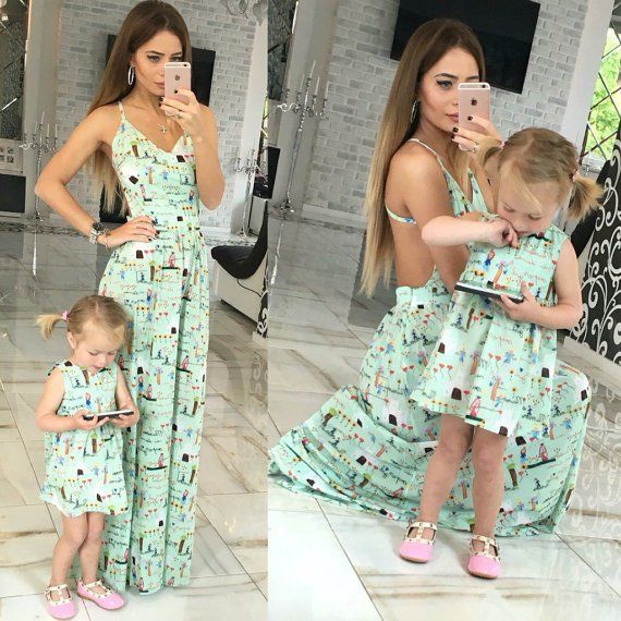 Mommy and Me Matching Mint Outfits for Spring | Mommy daughter .