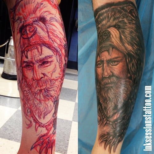 Image result for mountain man tattoo | Tattoos for guys, Outdoor .
