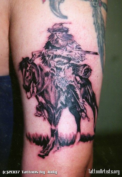 Mountain man tattoo | Tattoos for guys, Train tattoo, Tatto