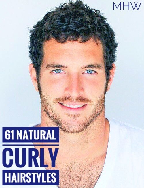 61 Natural Curly Hairstyles for Men | Curly hair styles naturally .