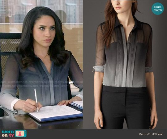 Rachel's ombre blouse on Suits | Suits rachel, Rachel zane outfits .
