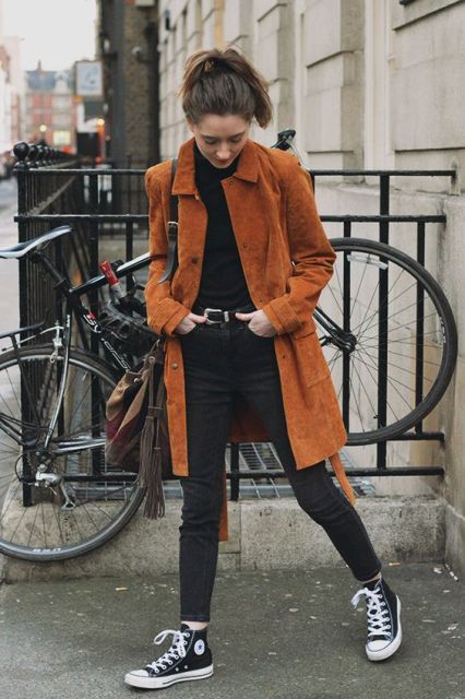 25 Eye-Catching Orange Coat Outfits For Stylish Ladies - Styleohol