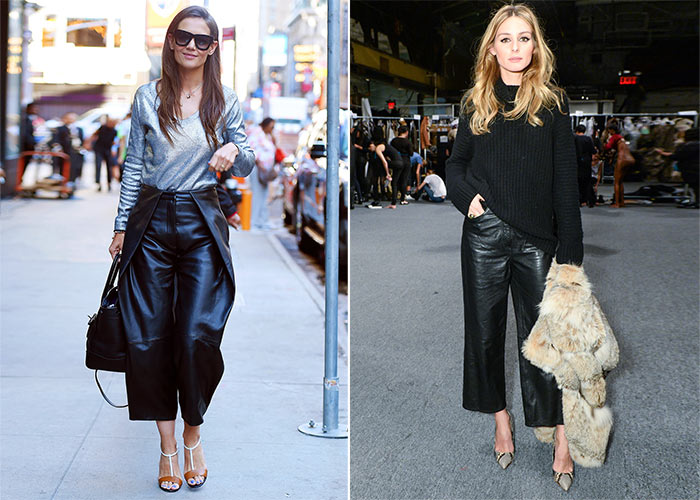 Outfits With Leather Culottes – thelatestfashiontrends.c