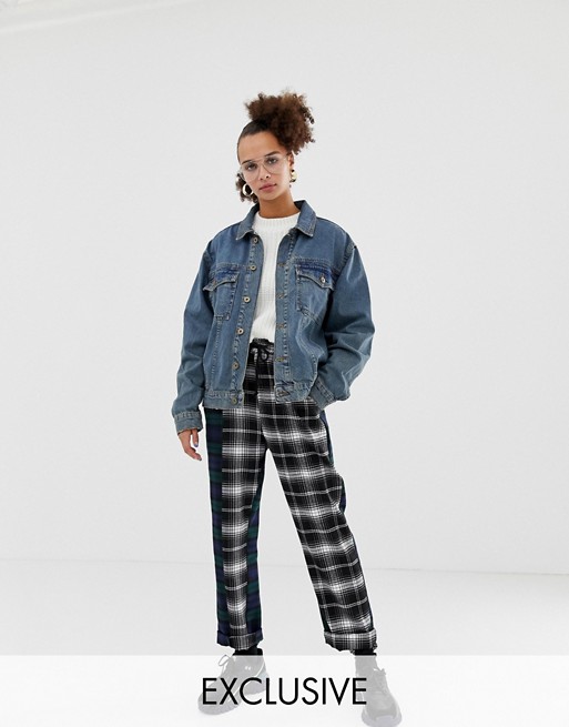 COLLUSION oversized denim jacket | AS