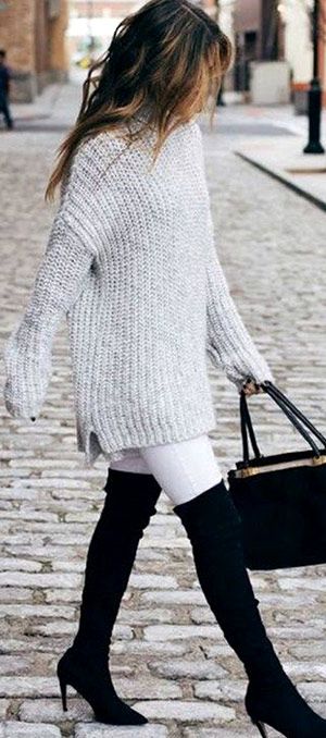 40+ Oversized Sweater winter outfit ideas for women - Styledme .