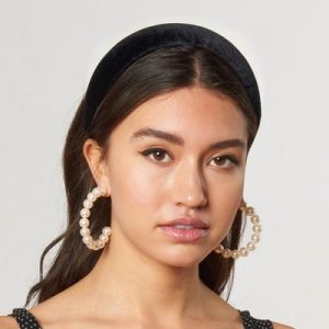 JET VELVET PADDED HEADBAND - Lele Sadoug