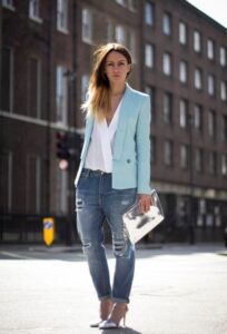 23 Adorable Outfits With Mint Blazers For Stylish Ladies - Styleohol