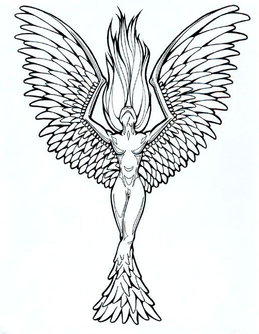 phoenix tattoos for women | tattoo designs phoenix 04 | Phoenix .