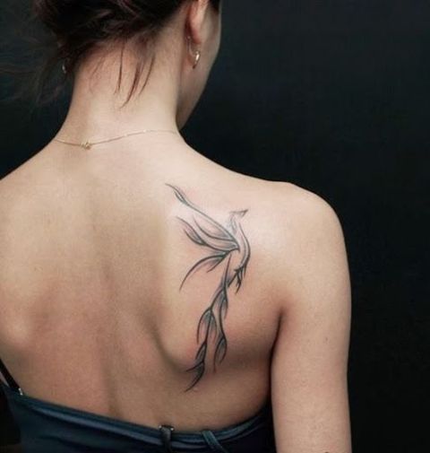 20 Beautiful Phoenix Tattoo Ideas For Ladies - Styleohol