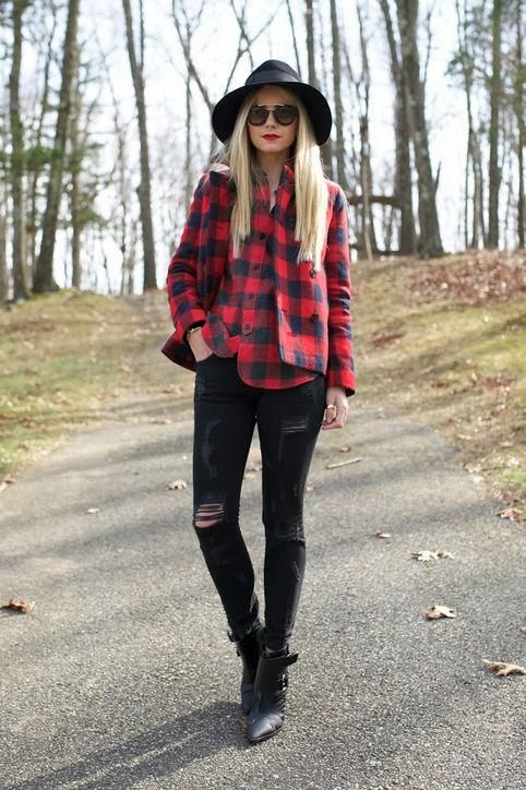 14 Ways to Wear Your Favorite Plaid Shirt This Winter | Plaid .