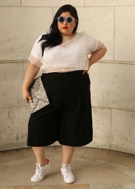 Here are 3 ways to wear culottes if you're plus-size | Reveli