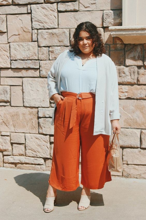 Glam Sugar | 19 Outfits With Culottes Plus Si