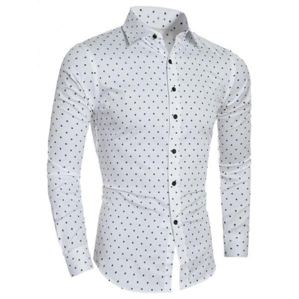 Polka Dot Button Down Shirts – thelatestfashiontrends.c