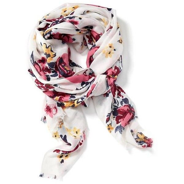 Old Navy Womens Printed Oversized Scarf ($17) ❤ liked on Polyvore .