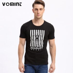 Buy VOMINT Fashion Summer Casual Men T shirts Printed Tshirt .