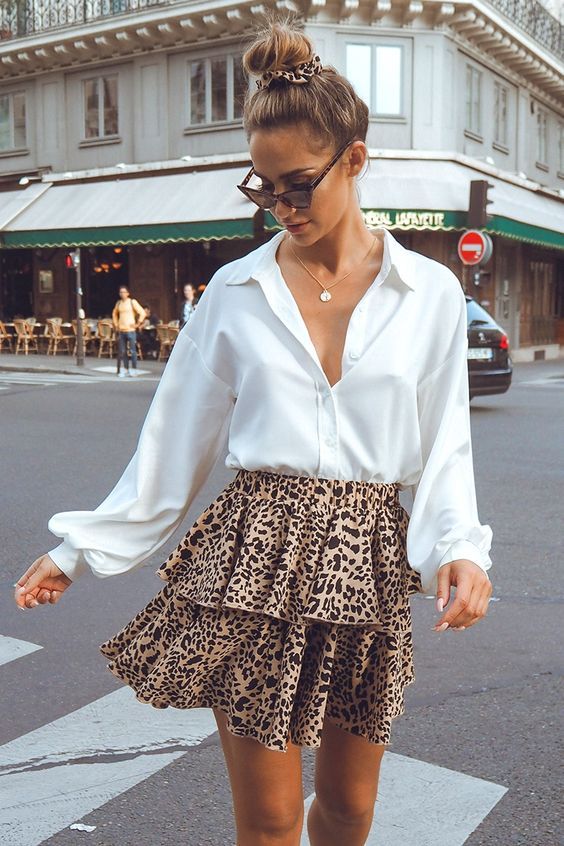 Leopard Print Skirt - It is Still in! - FashionActivation .