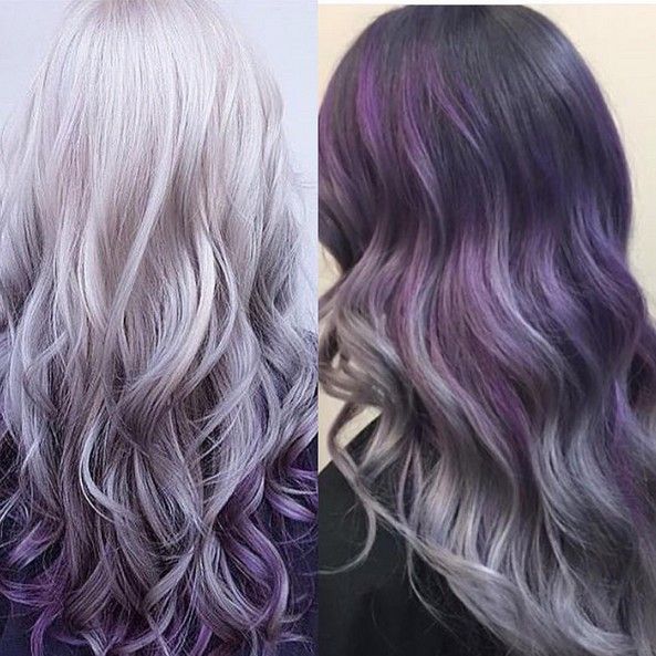 20 Purple Ombre Hair Color Ideas - PoPular Haircuts | Purple ombre .
