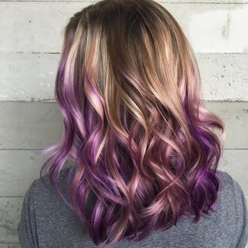 20 Stunning Purple Balayage Hairstyles Ideas - Page 10 of 20 .