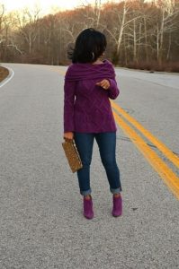 22 Stunning Purple Boots Outfits - Styleohol