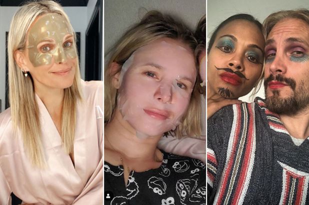 Celebrities share their self-care and beauty routines during .