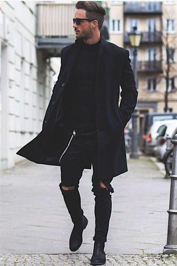 10 Coolest Ripped Jeans Outfit Ideas For Men | Mens casual outfits .