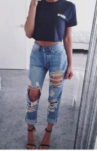 30 + Fresh Spring Outfit Ideas We've Liked | Jeans street style .
