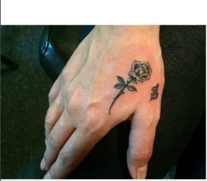 width= | Hand tattoos for guys, Rose tattoos for men, Small rose .