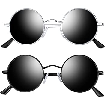 Amazon.com: Joopin Polarized Round Sunglasses for Men and Women .