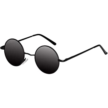 Amazon.com: Vintage Round Sunglasses with Polarized Lenses for .
