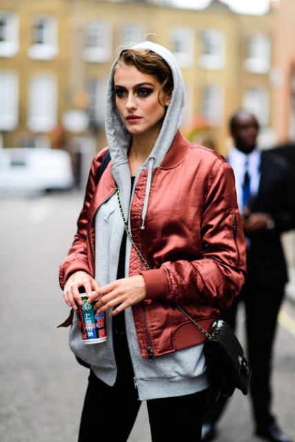 15 Looks With Satin Bomber Jackets For Ladies - Styleohol