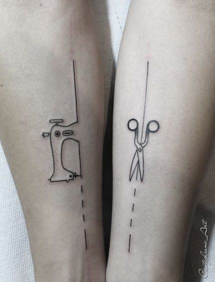 27+ Ideas For Sewing Machine Tattoo Ideas Style | Sewing machine .