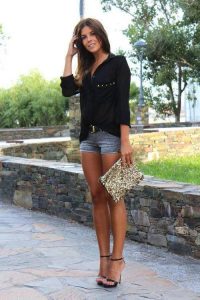 Great summer night out on the town outfit~ love the shoes .