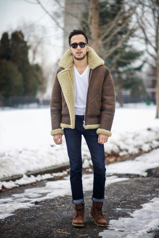 50 Stylish Ways to Wear A Shearling Coat: Fashion Tips for Men .
