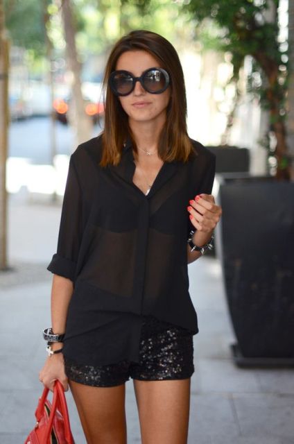 21 Sexy Sheer Shirt Ideas For Ladies - Styleohol