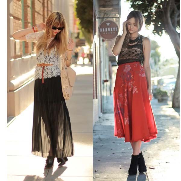How to Wear a Sheer Maxi Skirt – Spring Outfit Ideas | Maxi skirt .