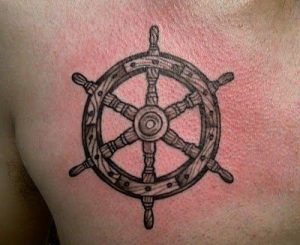 ships wheel tattoo - helm tattoo | Tats | Pinterest | Ship wheel .