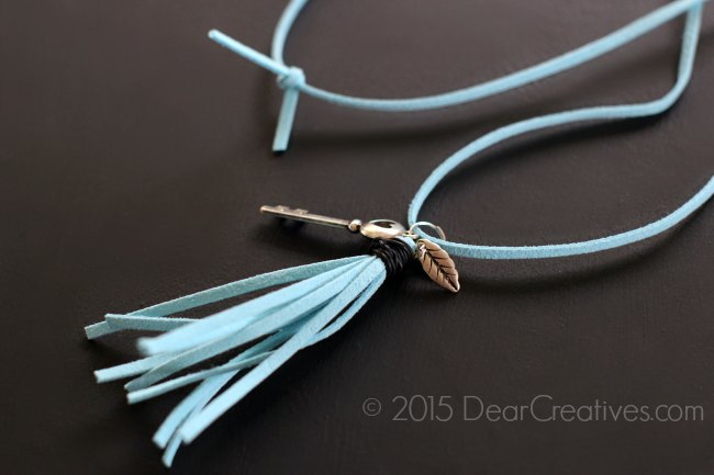 How to Make a Fringe Tassel Necklace - Easy Beginner Jewlery D
