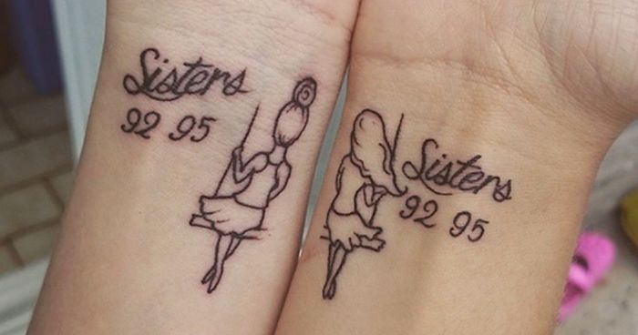 89 Sister Tattoo Ideas To Show Your Bond | Bored Pan
