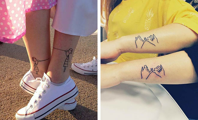 89 Heart-Warming Sister Tattoos with Meanings | StayGl