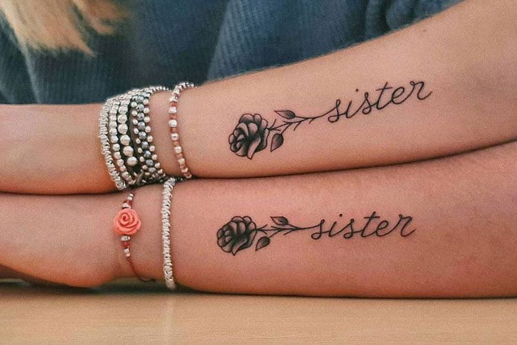 Cute Sister Tattoos - Best Sister Tattoos: Cute Matching Sister .