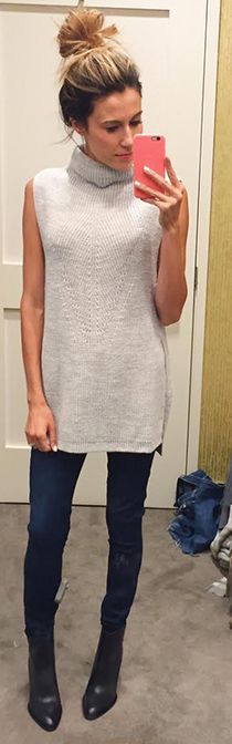 Outfits With Sleeveless Sweaters – thelatestfashiontrends.c
