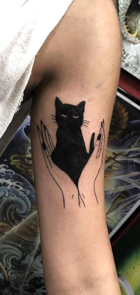Top 39 cat tattoo designs for cat lovers 2019 - hairstylesofwomens .