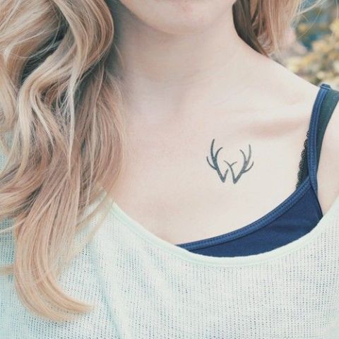 21 Small Deer Tattoo Ideas For Girls - Styleohol