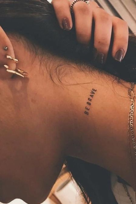 Neck Tattoos for Women | Neck tattoos women, Girl neck tattoos .