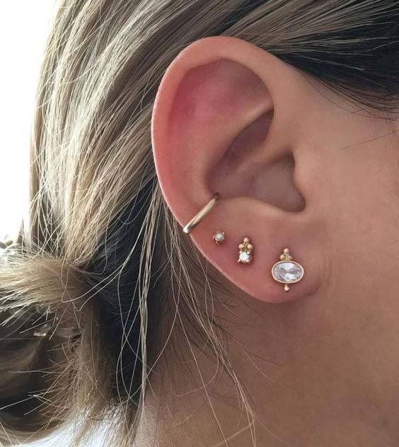A Guide To Multiple Ear Piercings | The Jewellery Journal - Sit .
